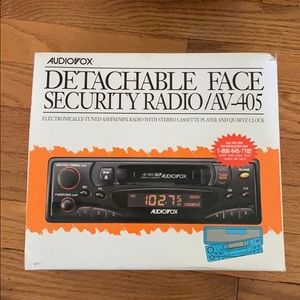 Audiovox Detachable Face Security Radio